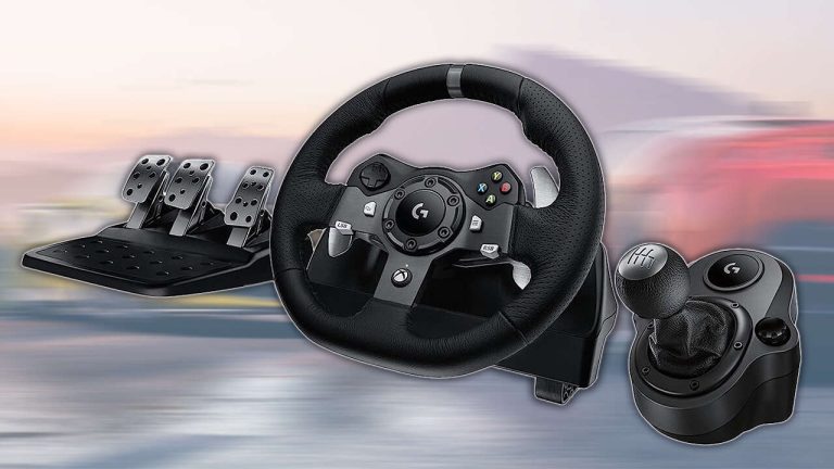 Create An Immersive Driving Setup With This Logitech Racing Wheel Bundle