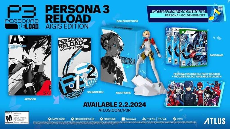Persona 3 Reload Collector’s Version Is Again In Inventory, Preorders Discounted For PS4
