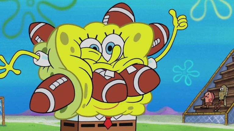 SpongeBob SquarePants Drags Leonardo DiCaprio Over Dating History At The Super Bowl