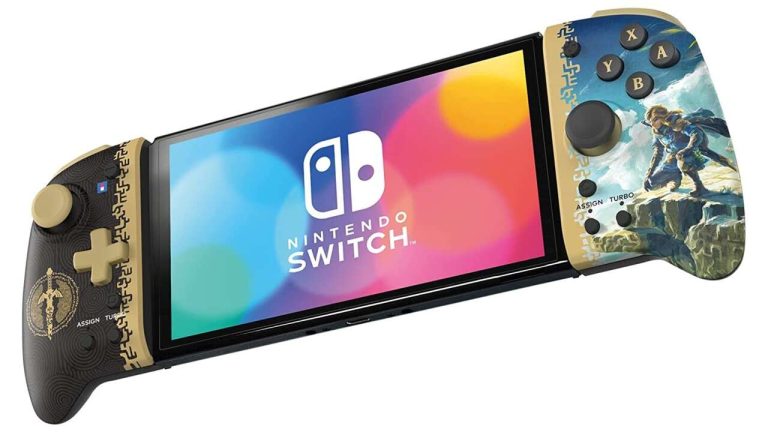 Zelda-Themed Nintendo Switch Controller For Handheld Mode Gets Big Discount